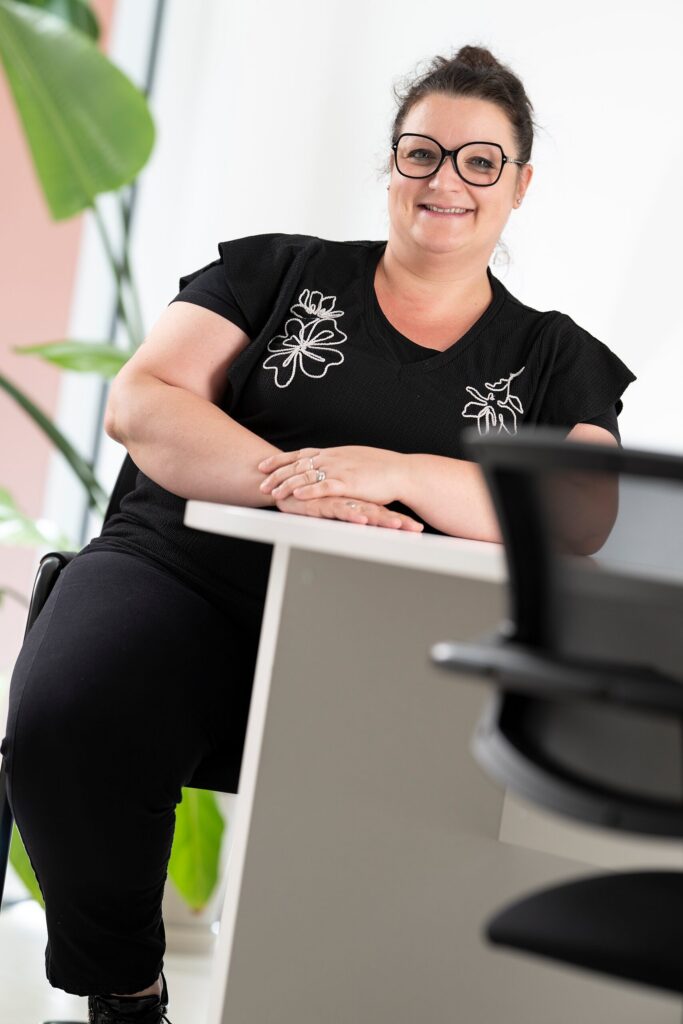 Delphine Schyns, comptable à la Fiduciaire Soreco à Beaufays